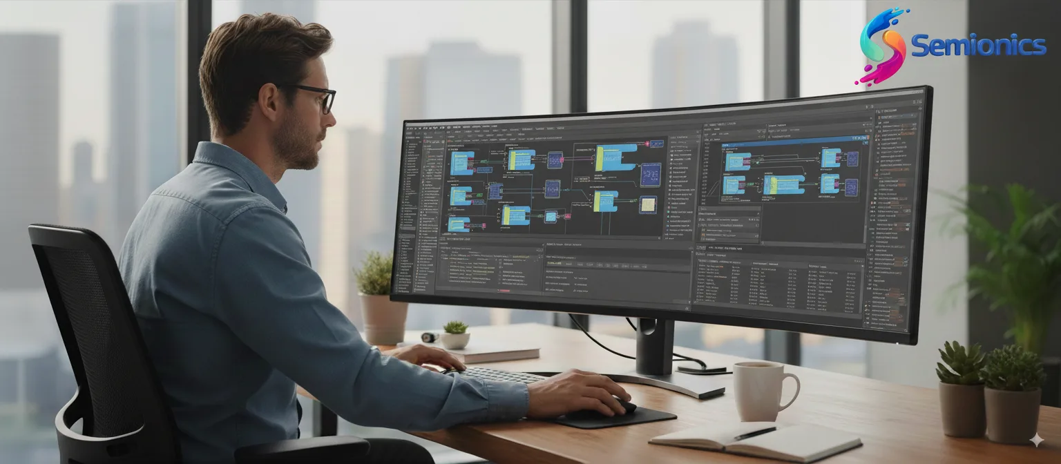 A diagram illustrating Design for Test principles in an ASIC